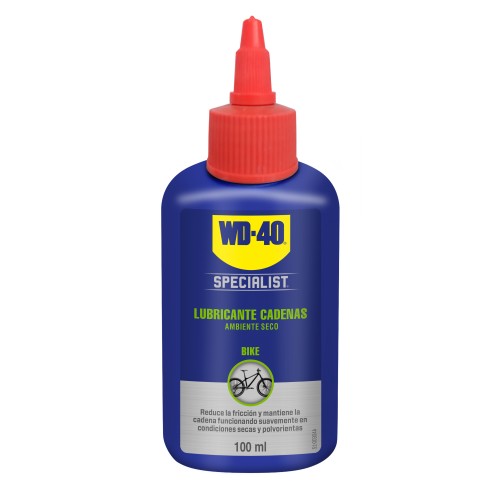 WD-40 Bike Lubricante de Cadenas Ambiente Seco 100ml